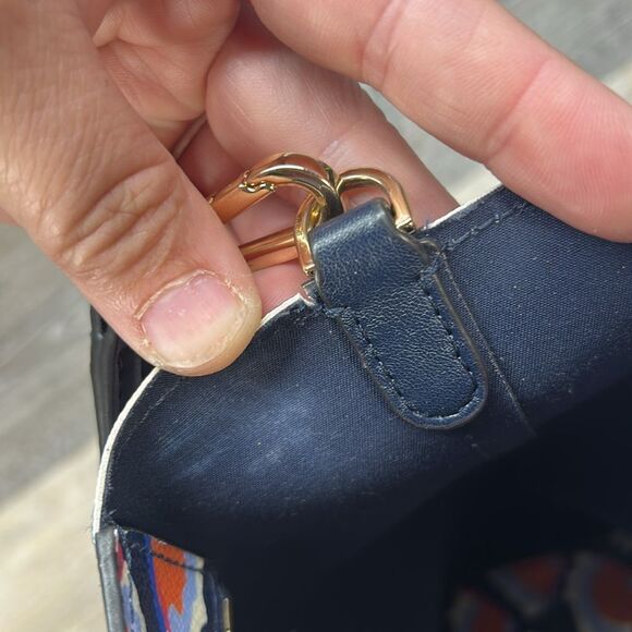 1819 Tory Burch Kerrington square Fiori print tote bag - Picture 11 of 13